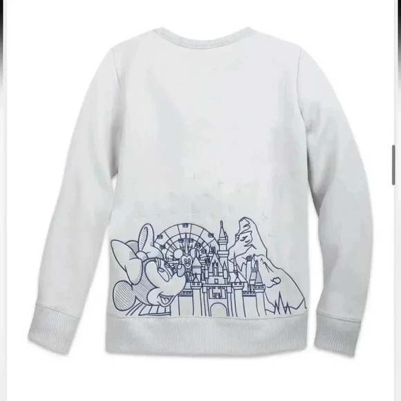 Minnie Mouse Pullover for Women Disneyland 2018 Embroidered Sweater - Picture 2 of 4